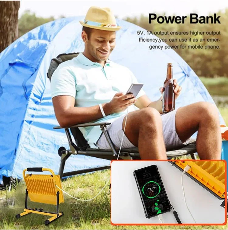 200W Rechargeable Portable LED Work Light – 20,000LM Super Bright, Waterproof IP66 - Image 3
