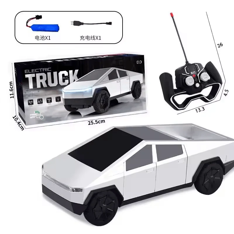 1:16 RC Cybertruck Style Remote Control Car Alloy Diecast Toy Truck 201616
