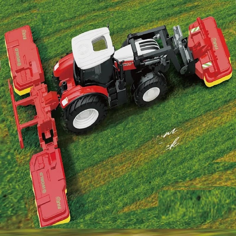 1:24 Scale 6-Channel RC Farm Truck Set – Tractor, Loader & Wagon | Durable & Realistic Play - Image 8