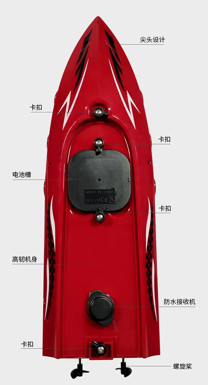 1:36 Scale 2.4G RC High-Speed Twin Propeller Boat – 8 km/h, 500mAh Battery, 25m Control Distance – SKU 1896930 - Image 18