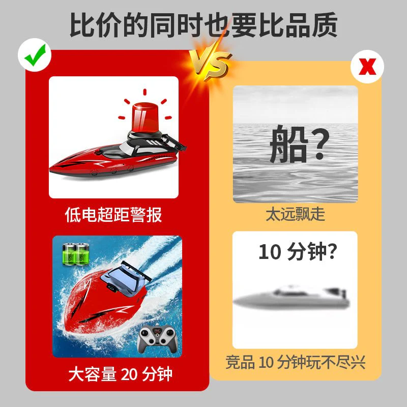 1:36 Scale 2.4G RC High-Speed Twin Propeller Boat – 8 km/h, 500mAh Battery, 25m Control Distance – SKU 1896930 - Image 29