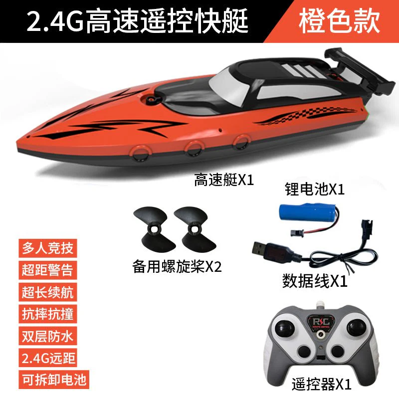 1:36 Scale 2.4G RC High-Speed Twin Propeller Boat – 8 km/h, 500mAh Battery, 25m Control Distance – SKU 1896930 - Image 3