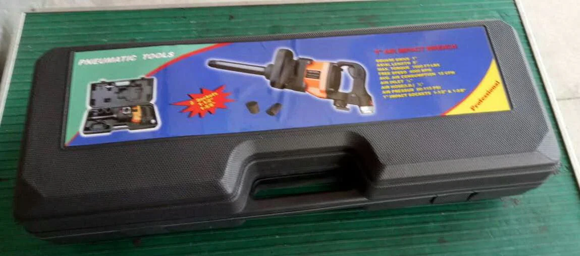 New 1″ Heavy Duty Air Impact Gun Kit with Sockets – Model IMP2500 - Image 2