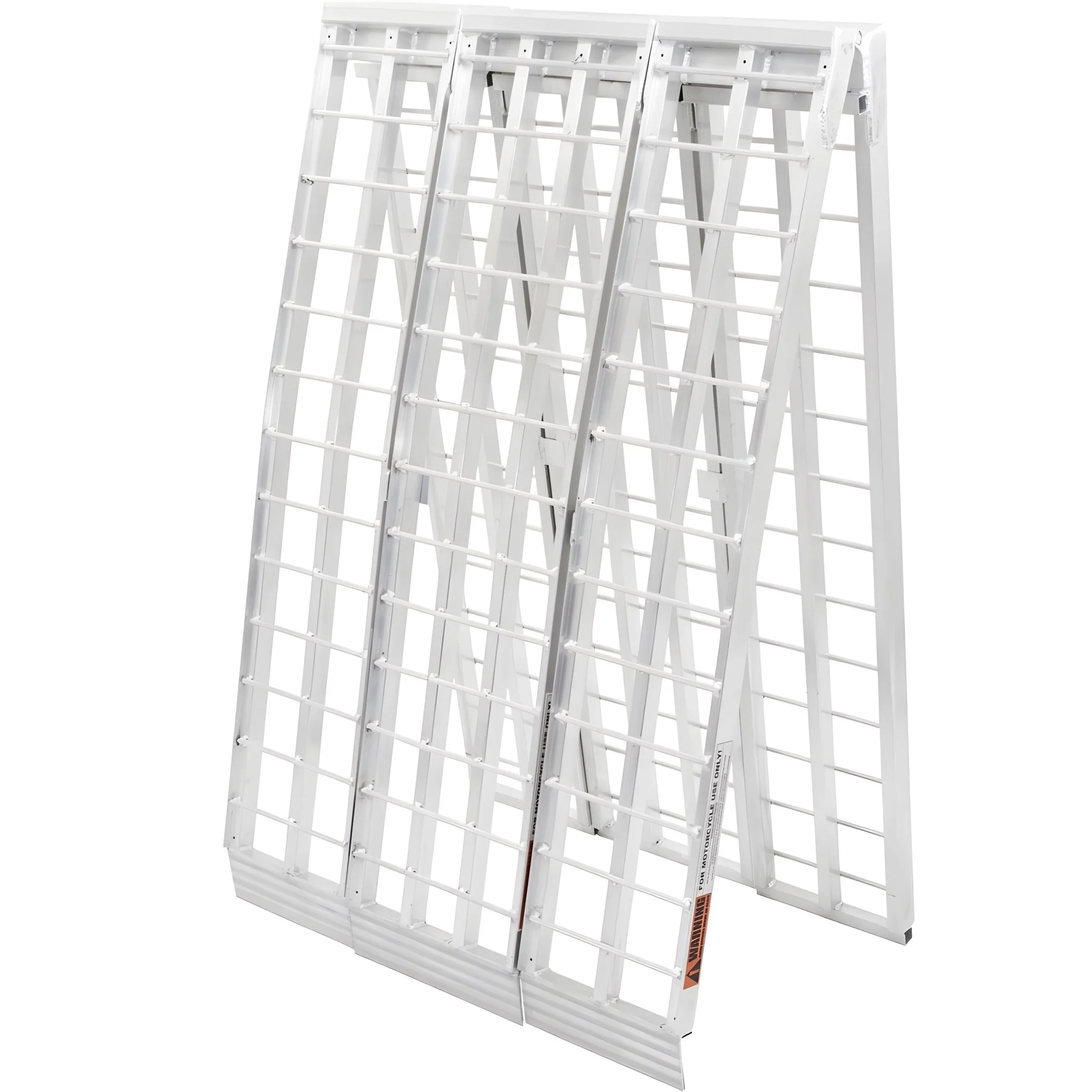 10' Aluminum Motorcycle Ramp – 1500 lb Capacity, Foldable, Arched Design – SKU AMR12038 - Image 3