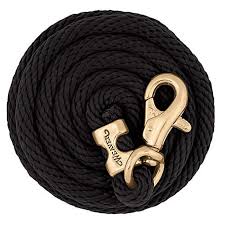 10 FT Heavy-Duty Horse Lead Rope – 5/8" Black Polyester with Swivel Bolt Snap Clip | Model 254015 - Image 3