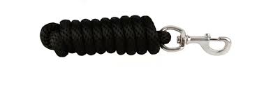 10 FT Heavy-Duty Horse Lead Rope – 5/8" Black Polyester with Swivel Bolt Snap Clip | Model 254015 - Image 4