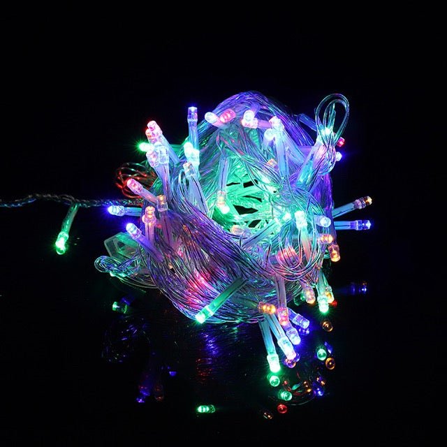 33 FT LED 8 Mode String Lights – 10 Pack Christmas & Holiday Decorative Lighting | Multi-Color Options