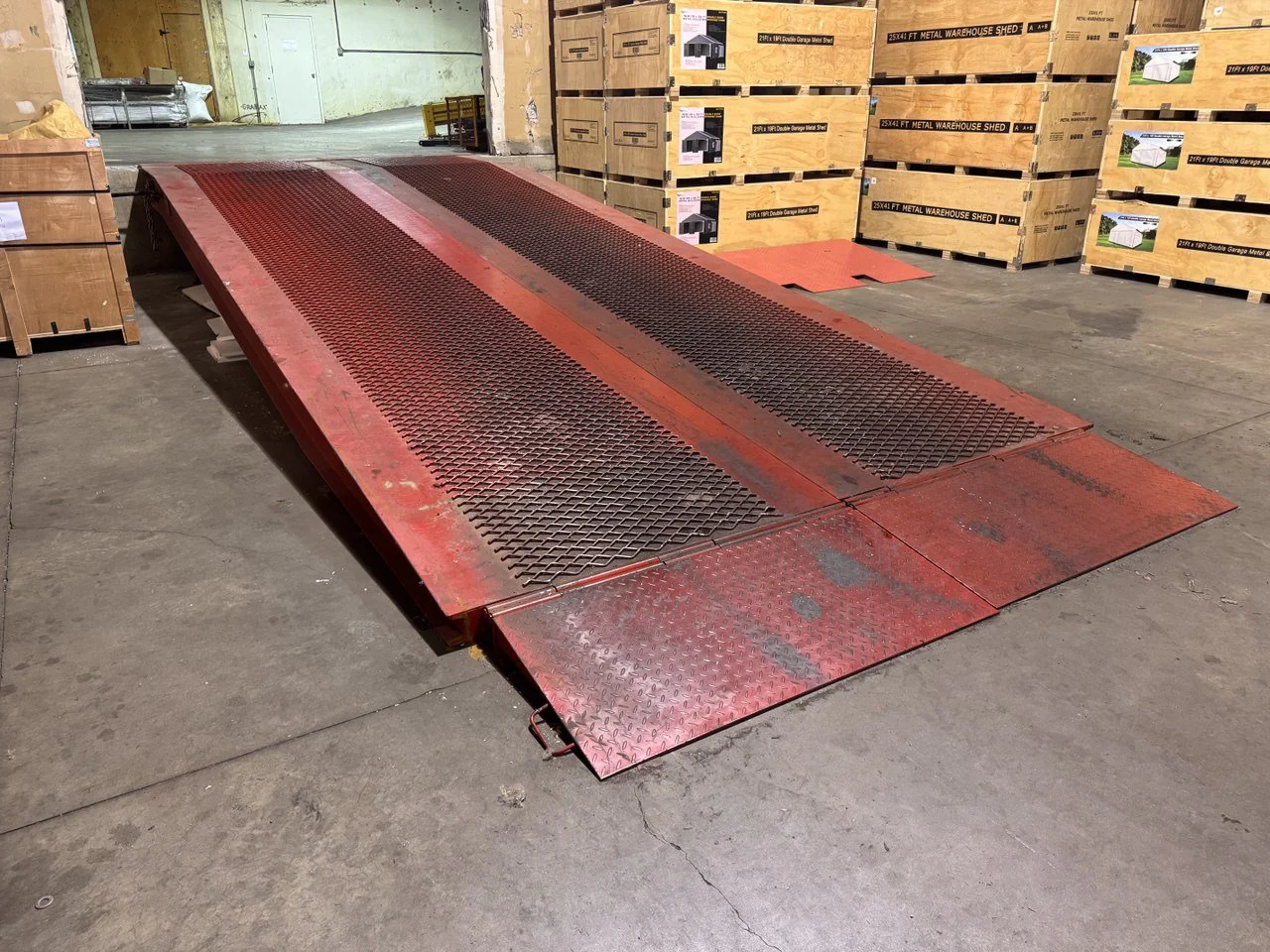 10' x 25' Steel Loading Dock Ramp – 50,000 LB Capacity with Adjustable Height | Model 4121221 - Image 5