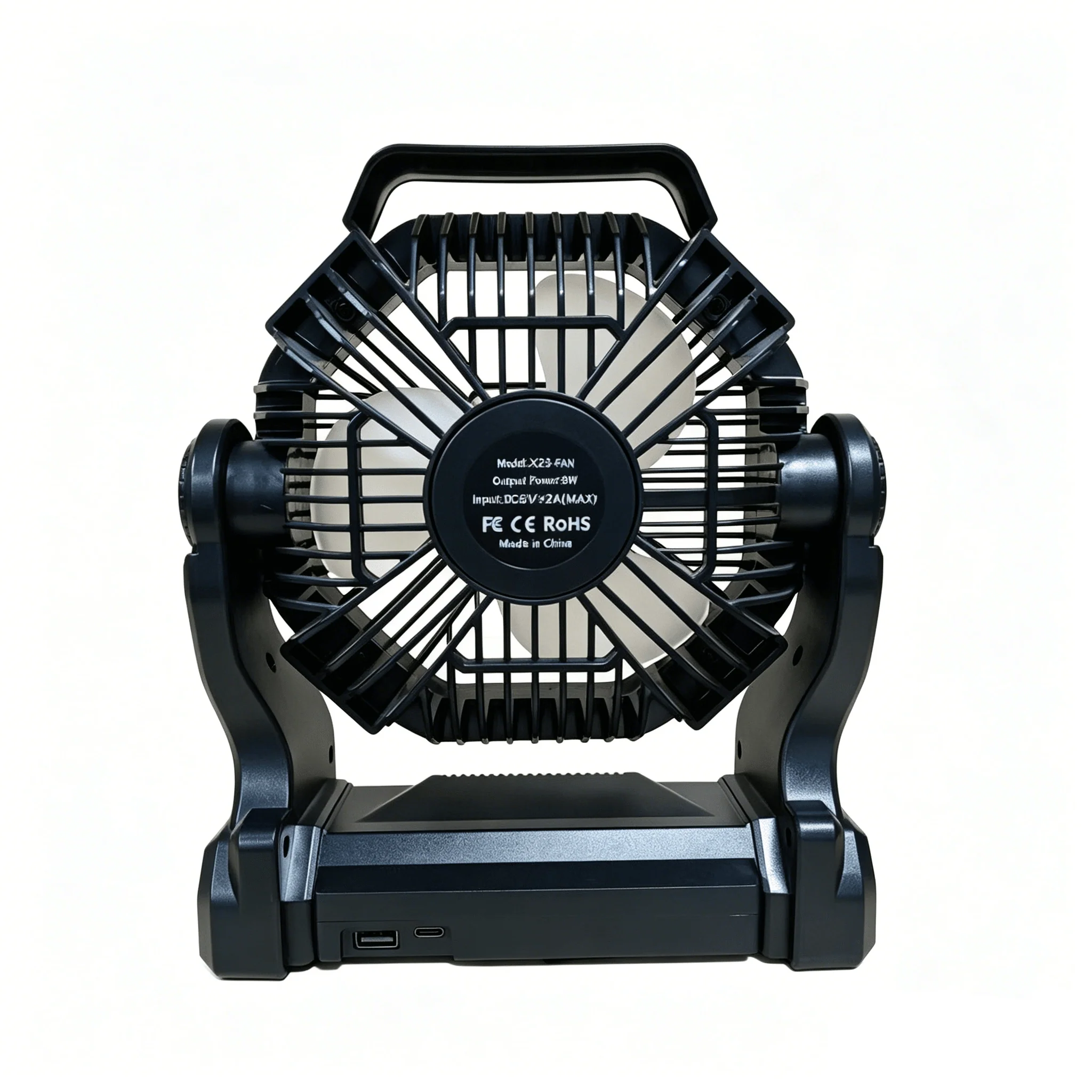 10000mAh Rechargeable Camping Fan Portable Cordless Tent Fan Battery Powered TF1617 - Image 2
