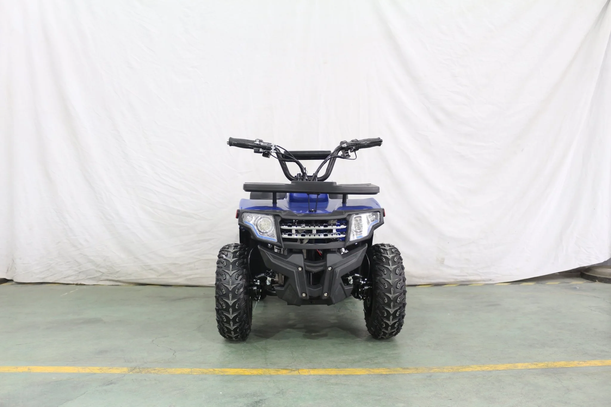 1000W Kids Electric ATV – 36V Battery, Disc Brakes, Forward/Reverse Gear, Big Tires – Blue & Black - Image 13