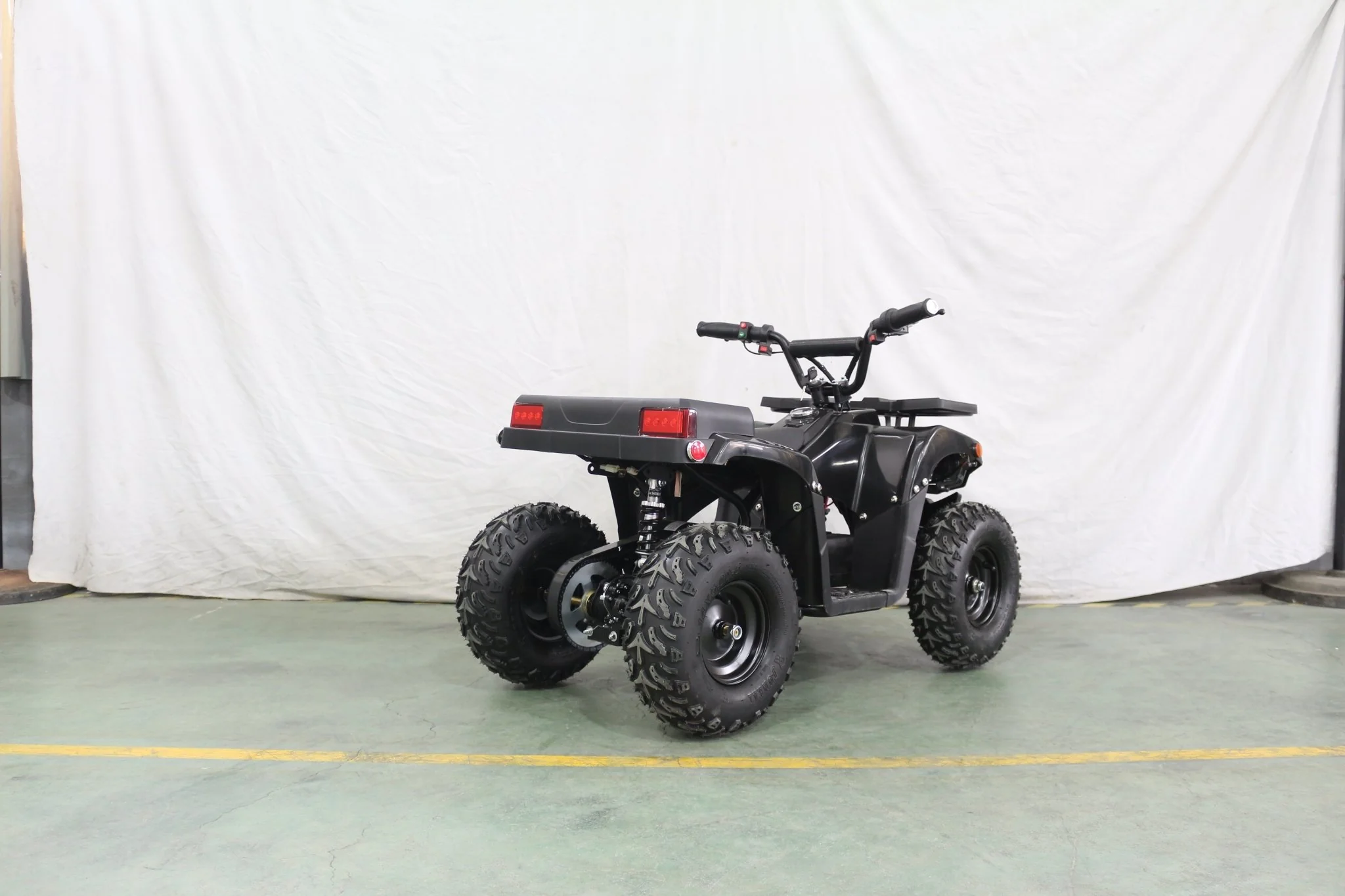 1000W Kids Electric ATV – 36V Battery, Disc Brakes, Forward/Reverse Gear, Big Tires – Blue & Black - Image 22