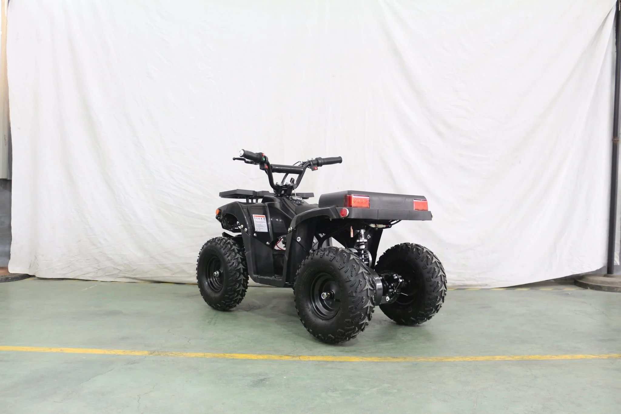 1000W Kids Electric ATV – 36V Battery, Disc Brakes, Forward/Reverse Gear, Big Tires – Blue & Black - Image 24