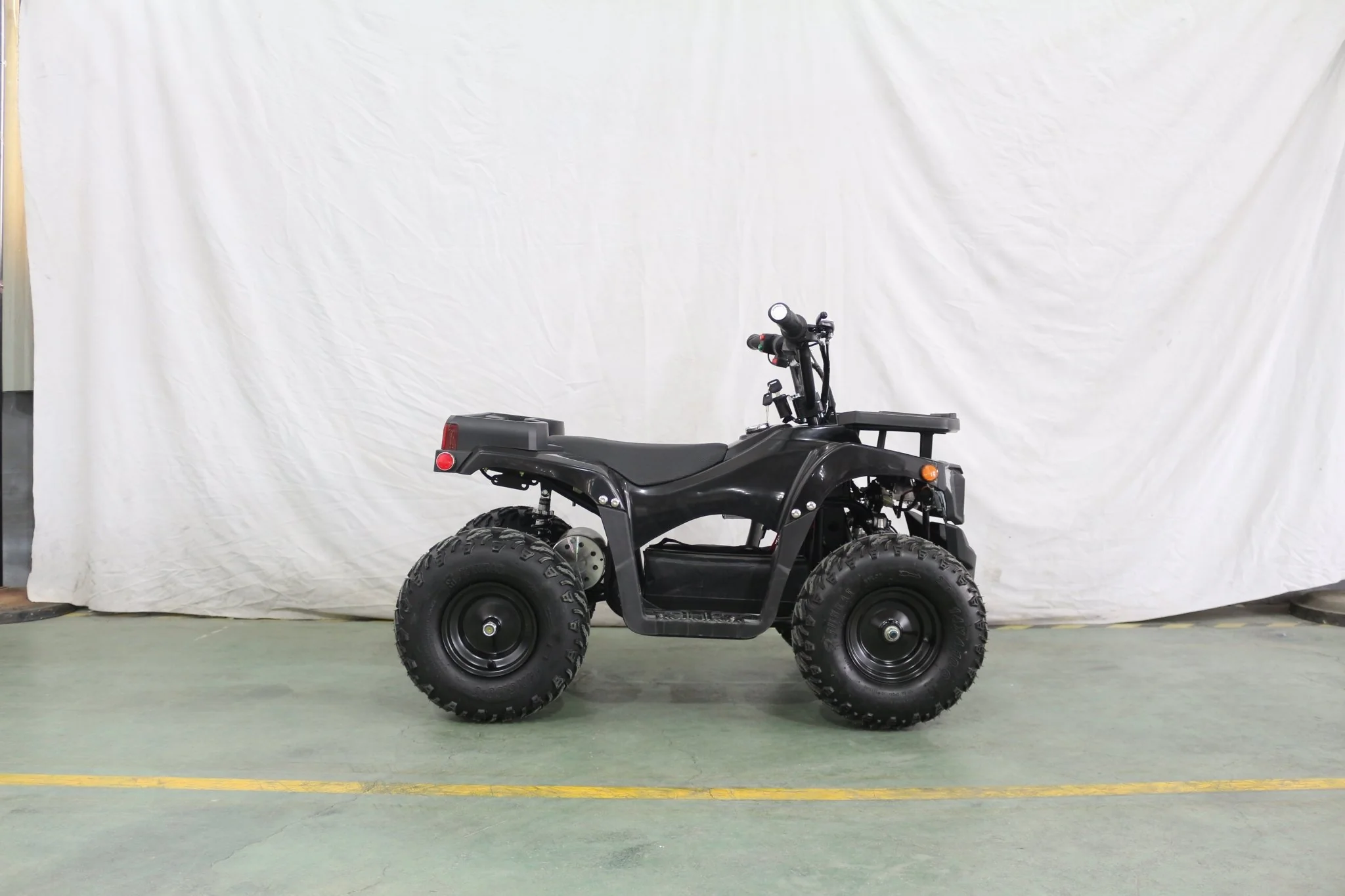 1000W Kids Electric ATV – 36V Battery, Disc Brakes, Forward/Reverse Gear, Big Tires – Blue & Black - Image 25