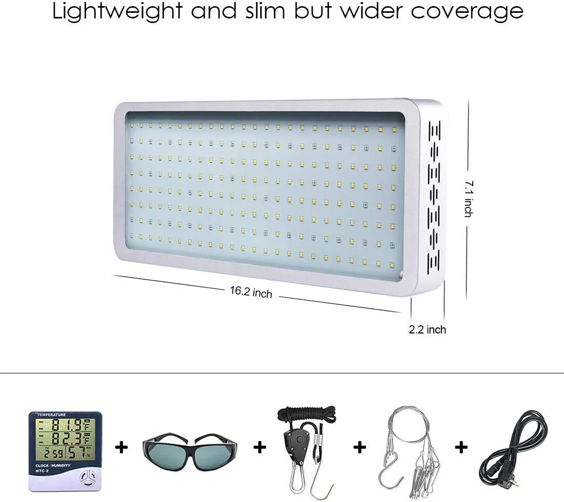 1000W Full Spectrum LED Grow Light – Hydroponic Plant Light for Herbs & Indoor Growing 88827Y - Image 2