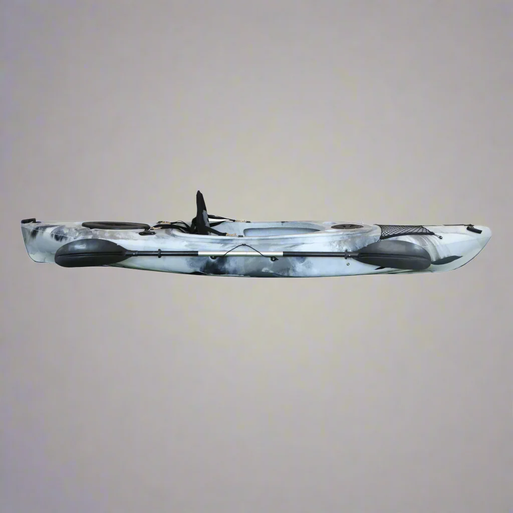 10FT Sit-In Kayak – Lightweight Recreational Kayak with Padded Seat & Paddles for Beginners - Image 7