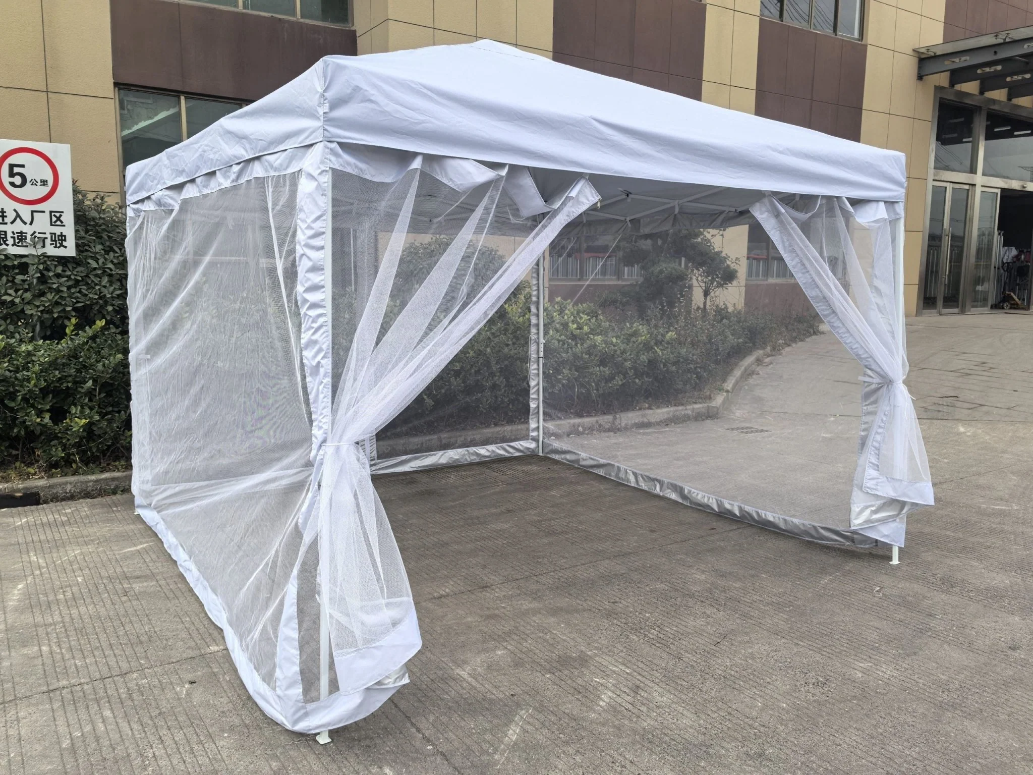 10x10 FT Pop-Up Party Tent with Bug Screen Mesh – Outdoor Gazebo | Model 1010PT - Image 4