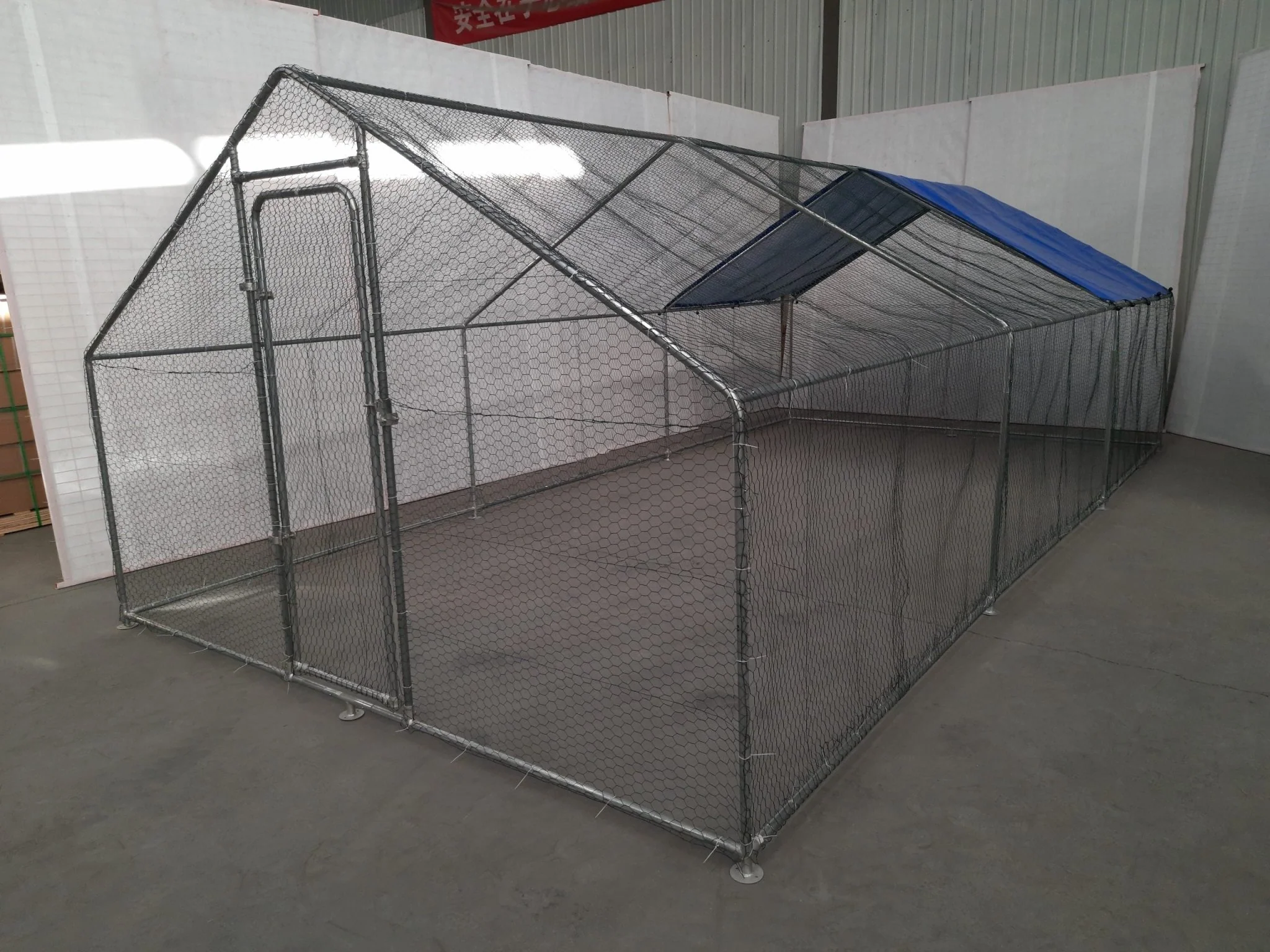 10x20 FT Dog Kennel & Chicken Run – Fenced Compound Cage with Durable Metal Frame 2010CG - Image 8
