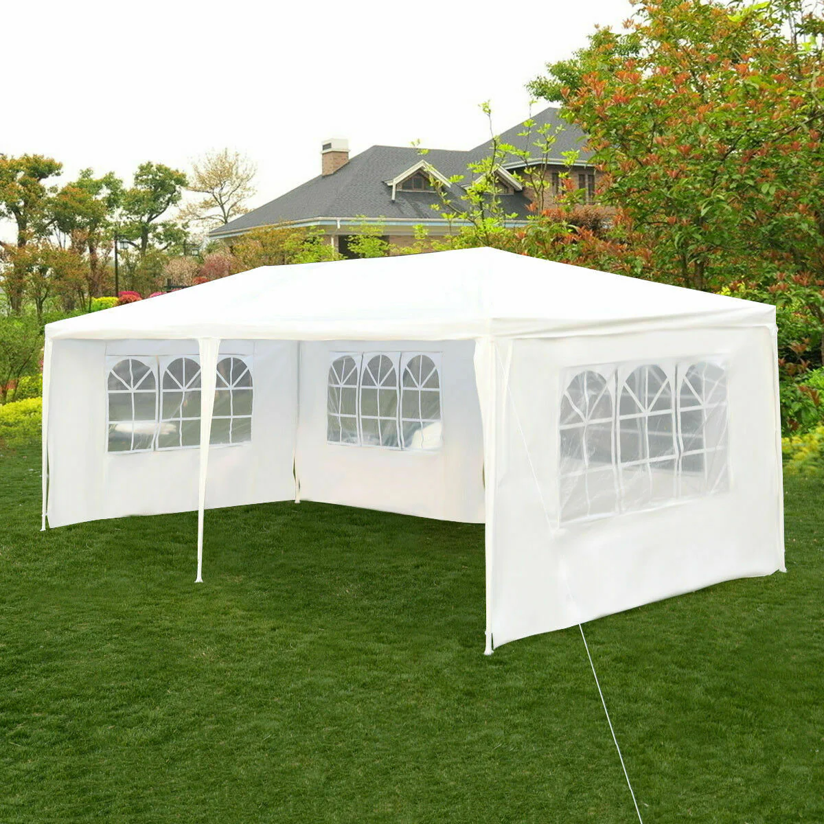 10x20 Ft Party Tent with 4 Side Windows – Outdoor Event Shelter