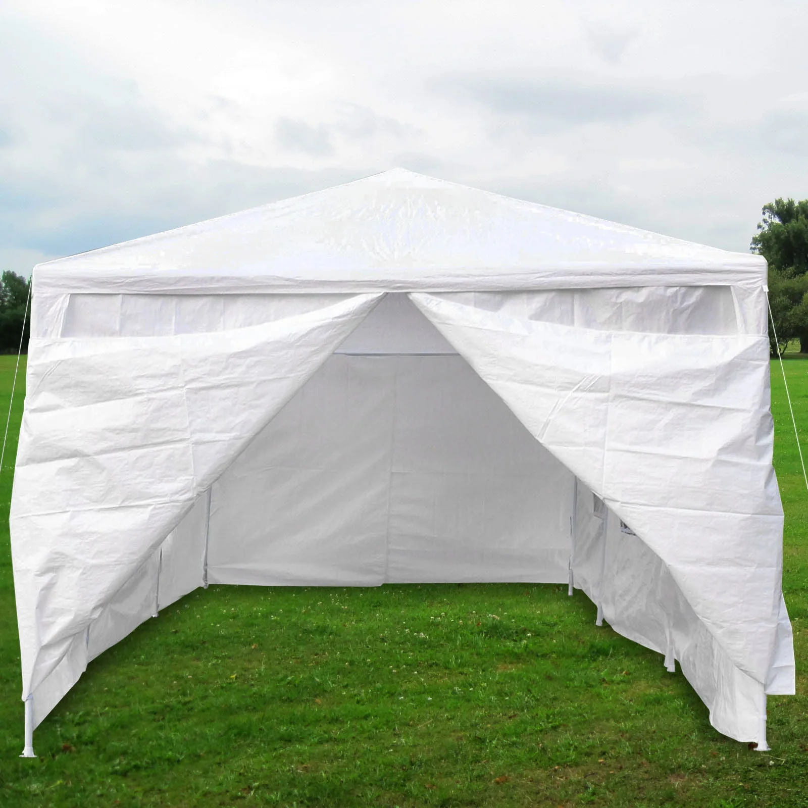 10x30 FT White Party Tent with 7 Window Side Panels – Heavy-Duty Outdoor Event Canopy 1030PT - Image 5