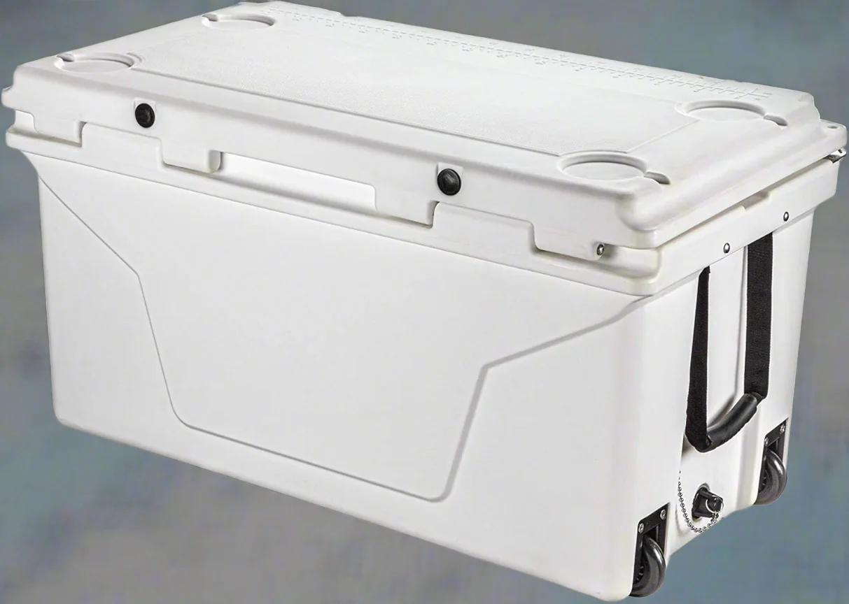 110 QT Wheeled Ice Chest Cooler – 10-Day Heavy-Duty Rolling Cooler 818435