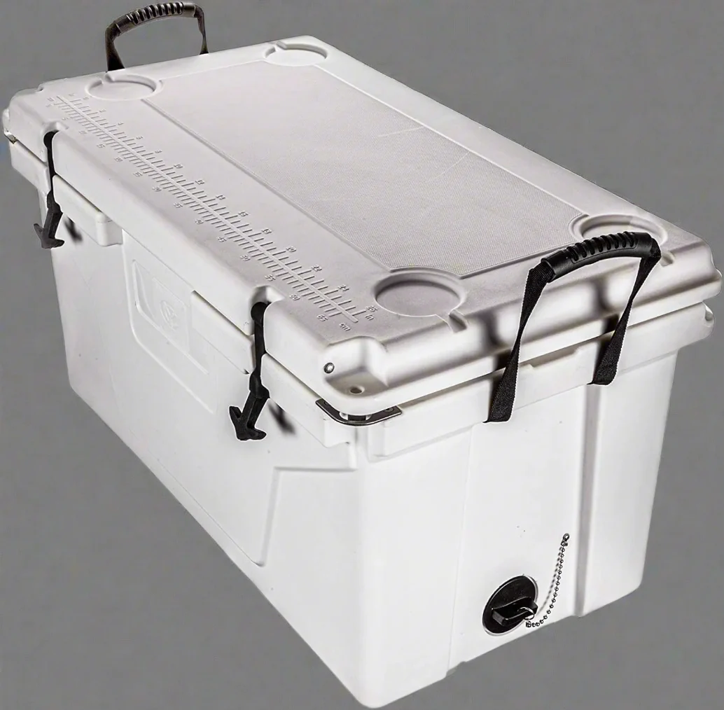 110 QT Wheeled Ice Chest Cooler – 10-Day Heavy-Duty Rolling Cooler 818435 - Image 2