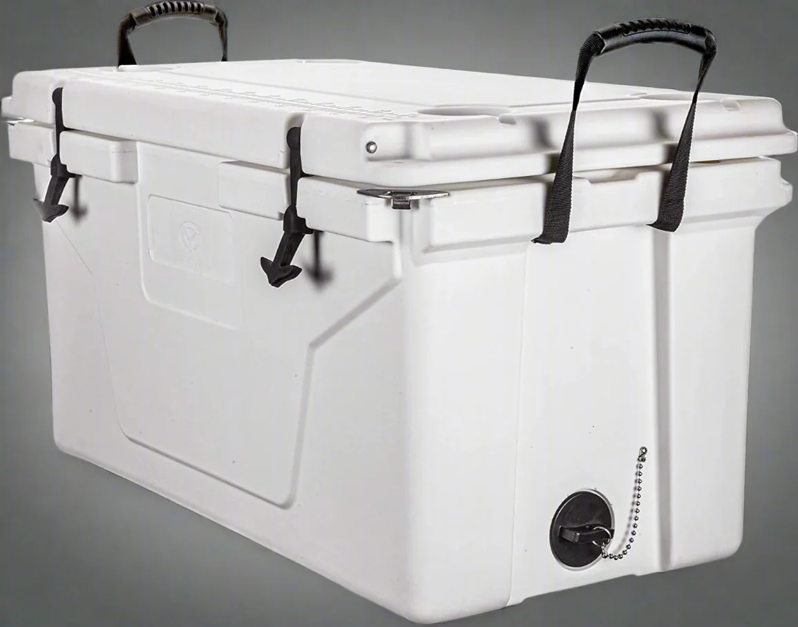 110 QT Wheeled Ice Chest Cooler – 10-Day Heavy-Duty Rolling Cooler 818435 - Image 3