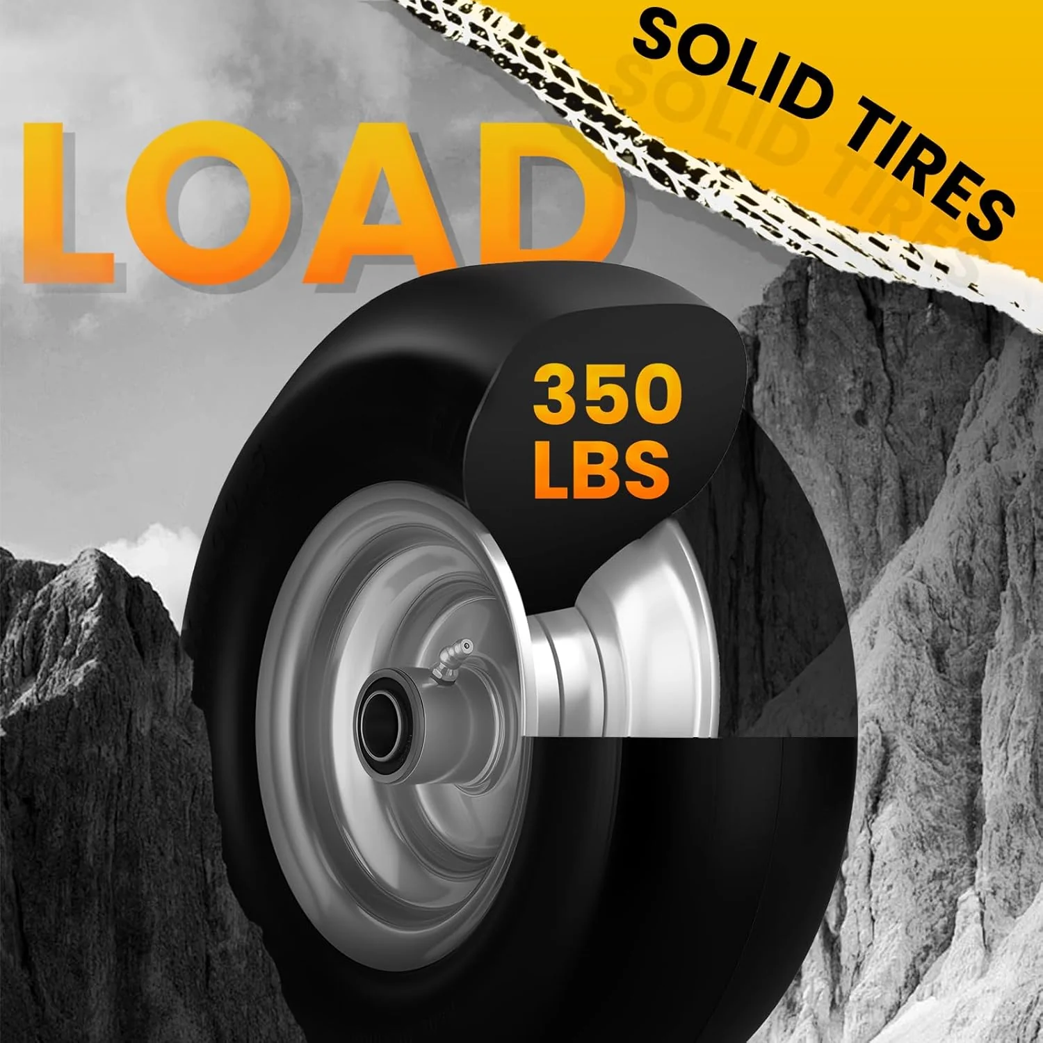 11x4.00-5 Lawn Mower Front Tires (2-Pack) – Smooth-Rolling Tubeless Replacement for Riding Mowers T1140052PK - Image 5
