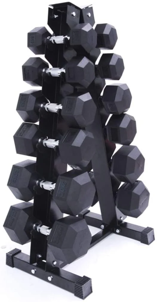 12 Dumbbell Rack Stand – Heavy-Duty Steel Weight Lifting Storage Organizer – Space-Saving Design – Model 698167 - Image 3