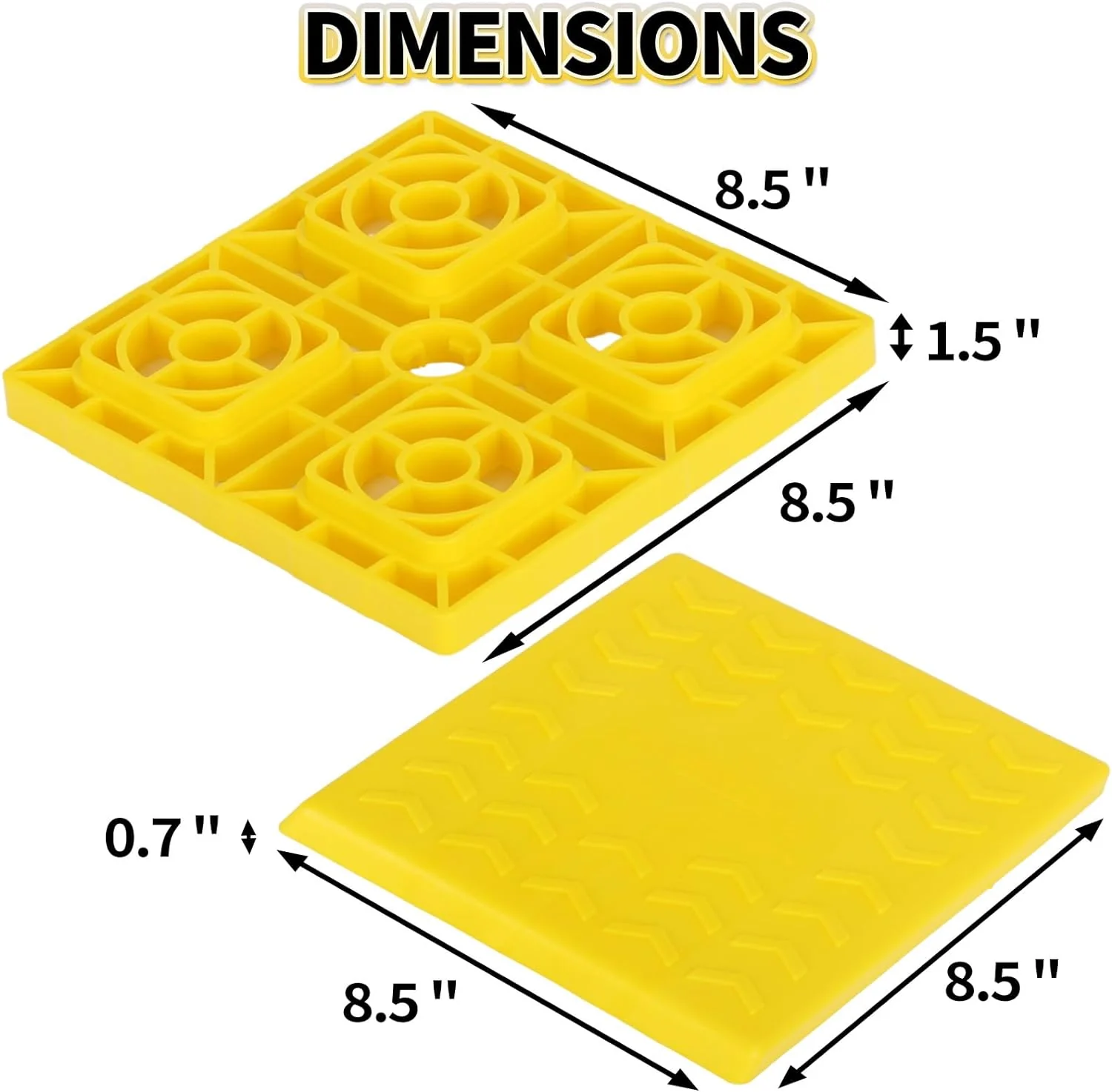 12-Pack RV Leveling Blocks with Carry Bag – Heavy Duty Camper Trailer Levelers RV12 - Image 6