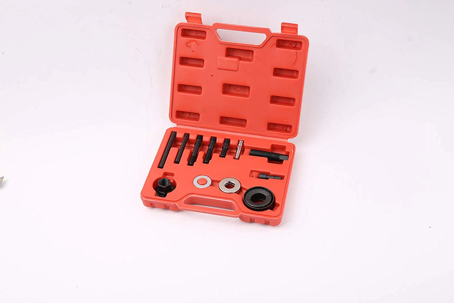 12-Piece Pulley Puller & Installer Tool Set – Fits GM, Ford, Chrysler Alternator & Power Steering – B3012 with Storage Case