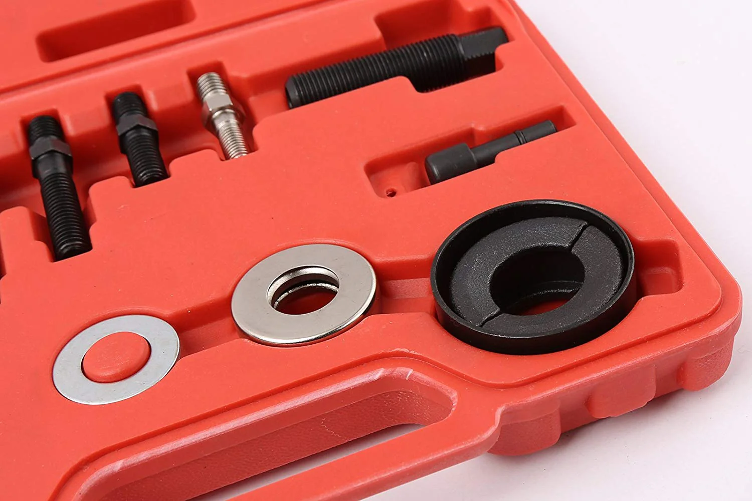 12-Piece Pulley Puller & Installer Tool Set – Fits GM, Ford, Chrysler Alternator & Power Steering – B3012 with Storage Case - Image 3