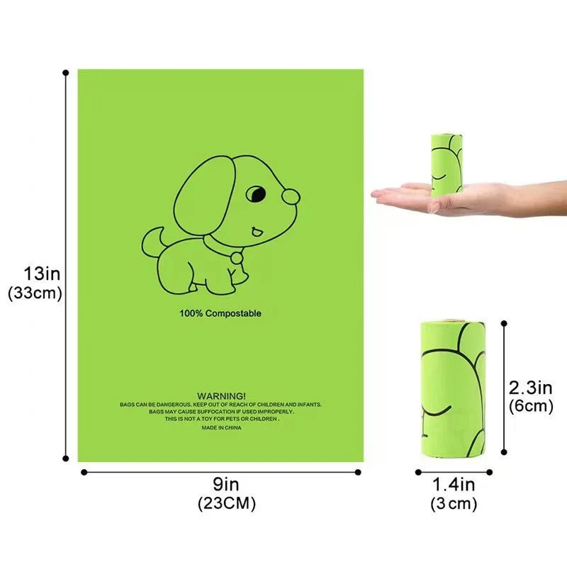 Dog Poop Waste Bags with Dispenser – 12 Rolls Biodegradable Pet Waste Bags | Leak-Proof Dog Waste Bags | TZP0200 - Image 2
