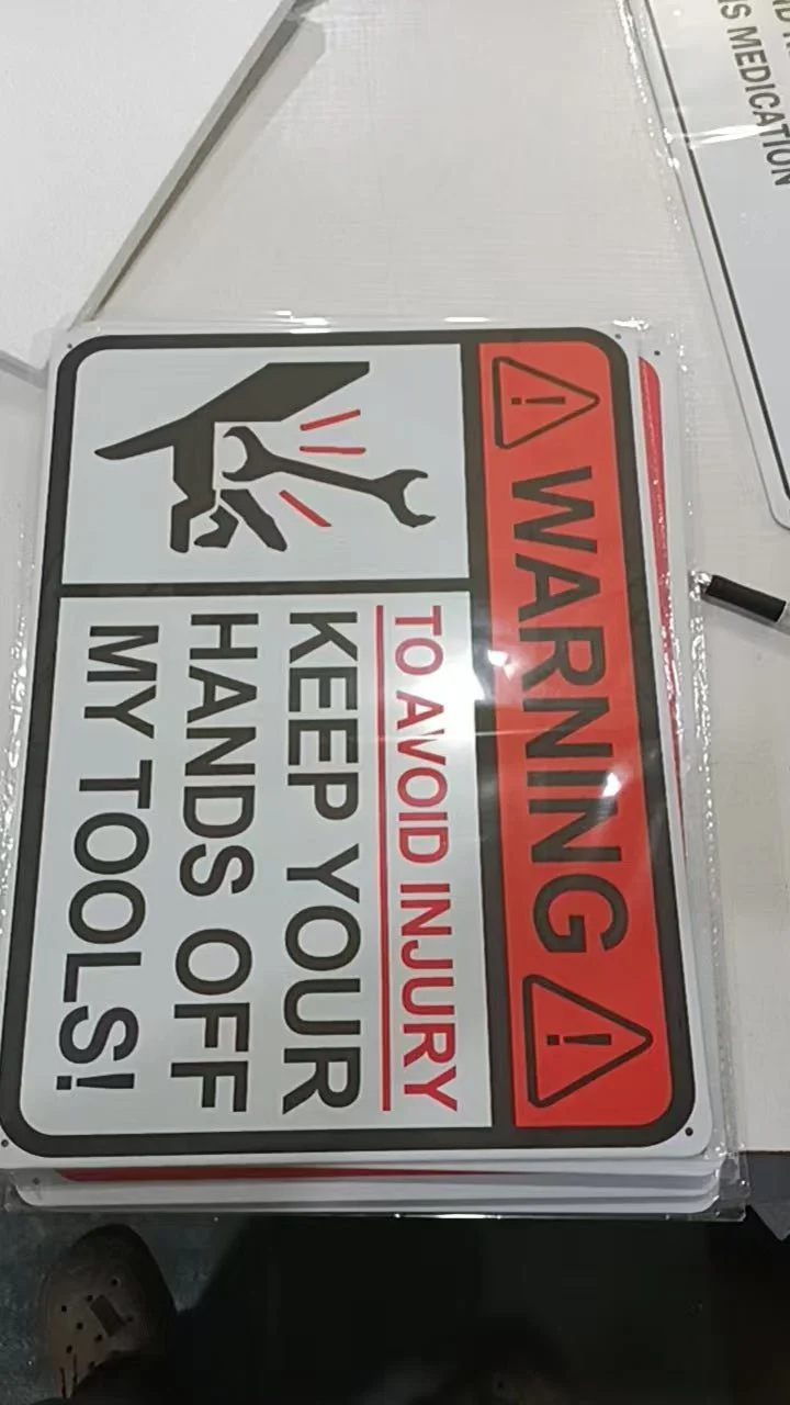 12" x 16" Metal Warning & Novelty Signs Outdoor Tin Wall Signs 91610SET - Image 11