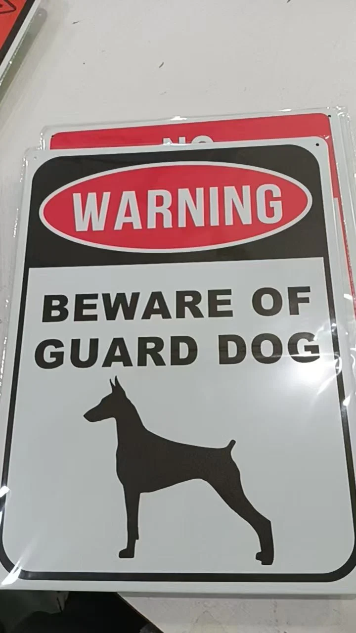 12" x 16" Metal Warning & Novelty Signs Outdoor Tin Wall Signs 91610SET - Image 7
