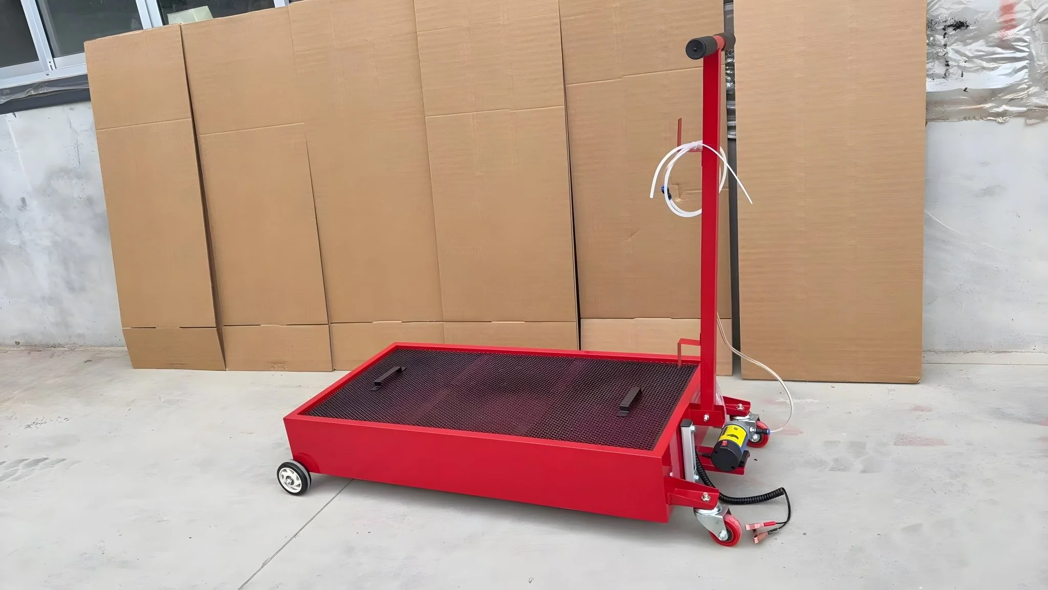 75L / 20-Gallon Low-Profile Oil Drain Tank with 12V & 110V Pump – Portable Shop Oil Recovery System - Image 11