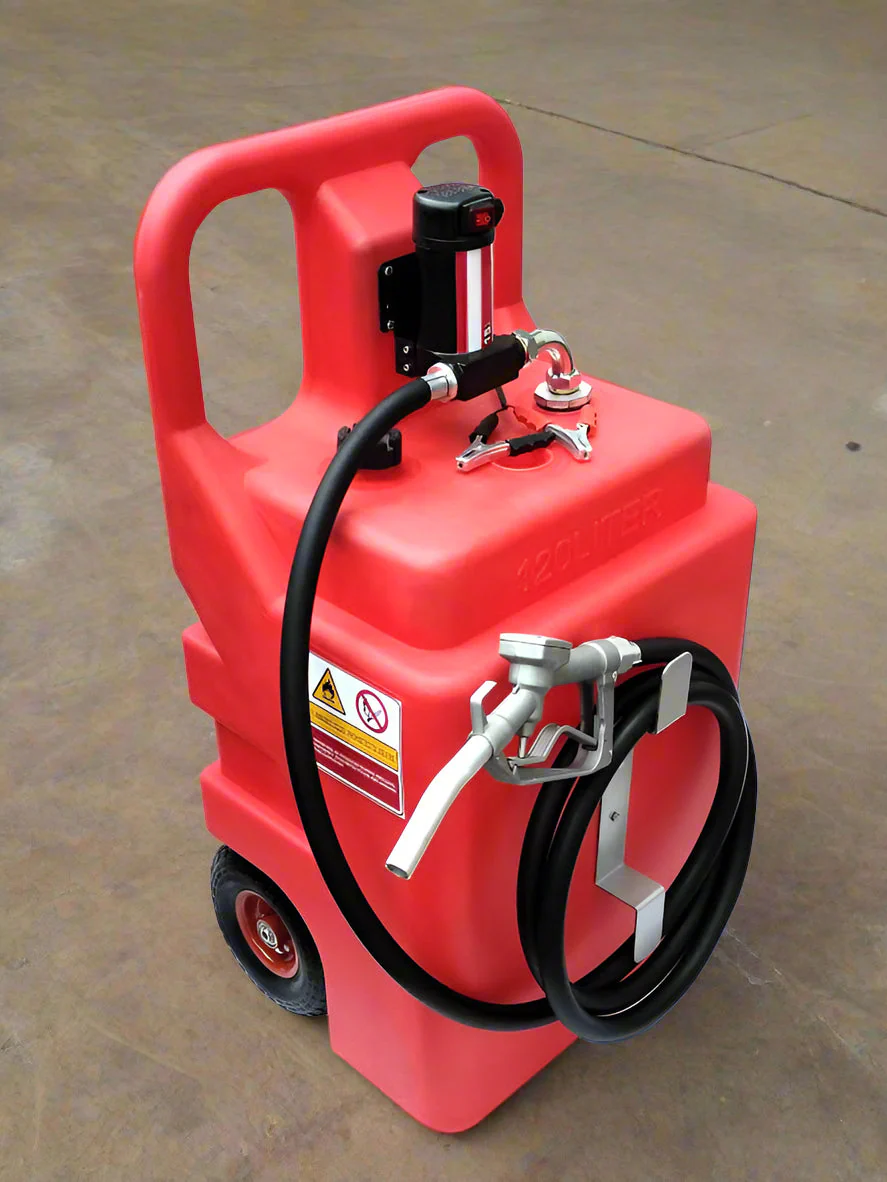 120L Fuel Transfer Tank – Portable Design with Manual & 12V Electric Pump Options