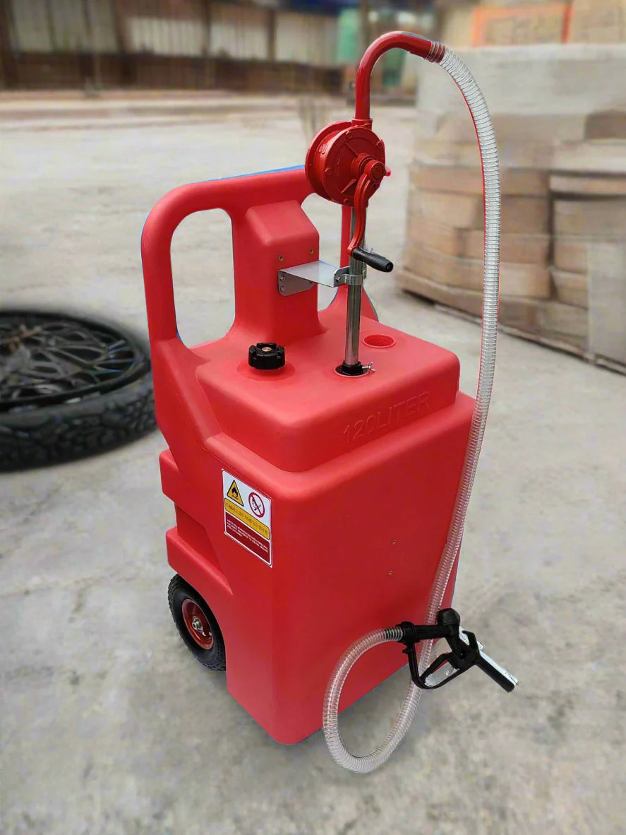 120L Fuel Transfer Tank – Portable Design with Manual & 12V Electric Pump Options - Image 4