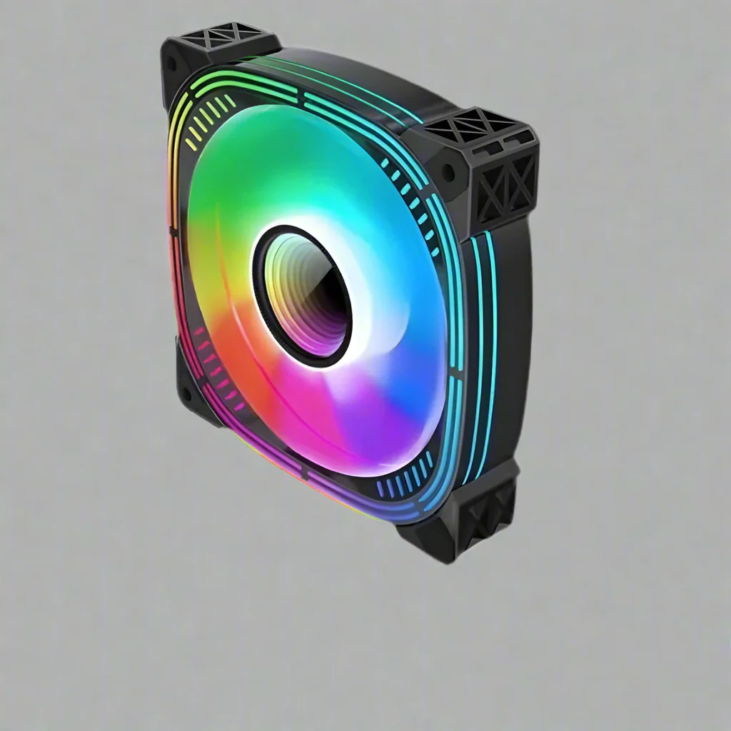 120mm ARGB Case Fan – 6-Pin Hydraulic Bearing, Low Noise, Black Frame ARGB-FN120-BLK - Image 6
