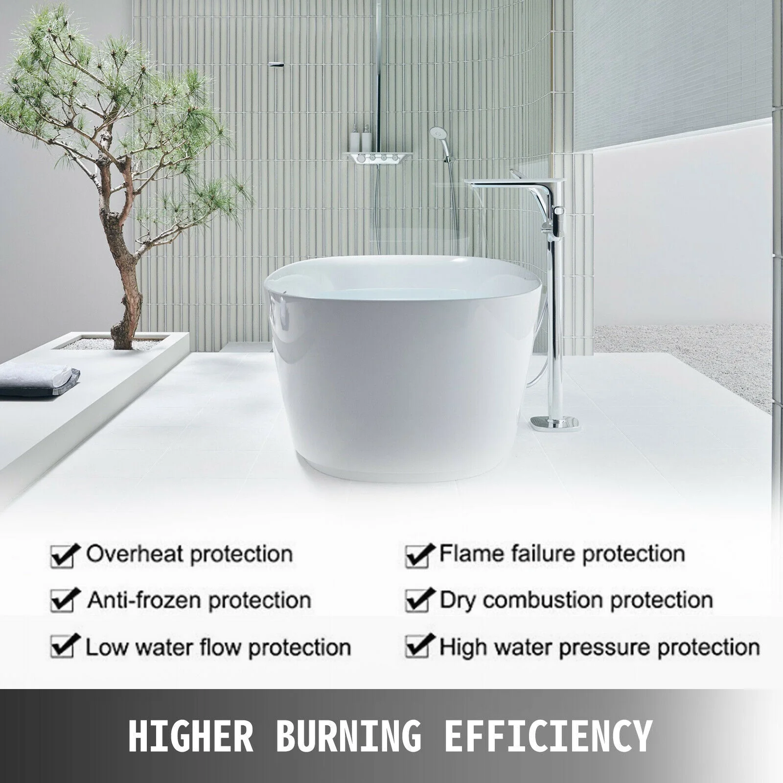 12L Portable Propane Hot Water Heater – Outdoor Camping, Shower, RV Use | Tankless Instan S3073t Heating - Image 3