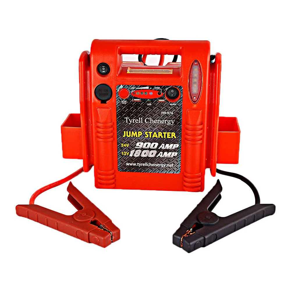 12V/24V Jump Starter Battery Booster – 1800/900 Amp Heavy-Duty – HH974 - Image 3