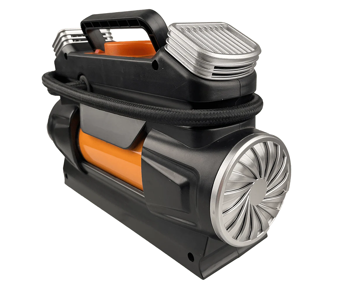 12V Heavy-Duty Dual Piston Air Compressor 150 PSI Portable Tire Inflator AP150D
