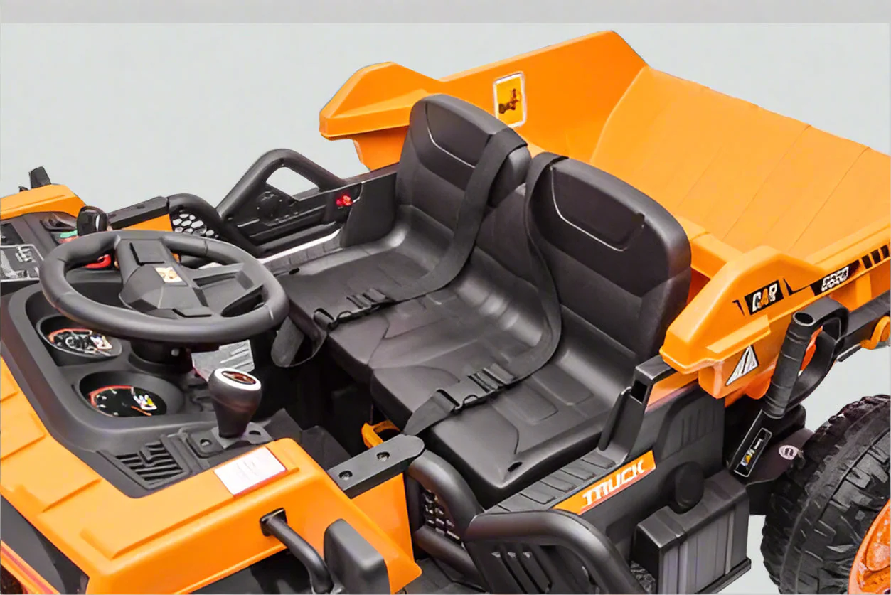 12V Construction Dump Truck Ride-On for Kids – Remote Control & Manual Drive | Model 856141 - Image 6