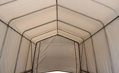 12×20×9 FT Heavy-Duty Storage Building with 14.5 oz Premium PVC Cover - Image 3
