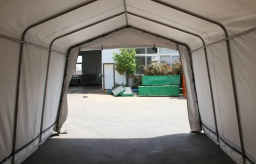 12×20×9 FT Heavy-Duty Storage Building with 14.5 oz Premium PVC Cover - Image 6