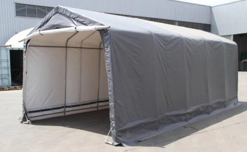 12×20×9 FT Heavy-Duty Storage Building with 14.5 oz Premium PVC Cover - Image 8