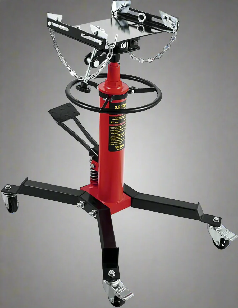 1320 lbs 2-Stage Telescopic Transmission Jack with Hydraulic Lift | Adjustable Heavy-Duty Design | SKU: TJ02061