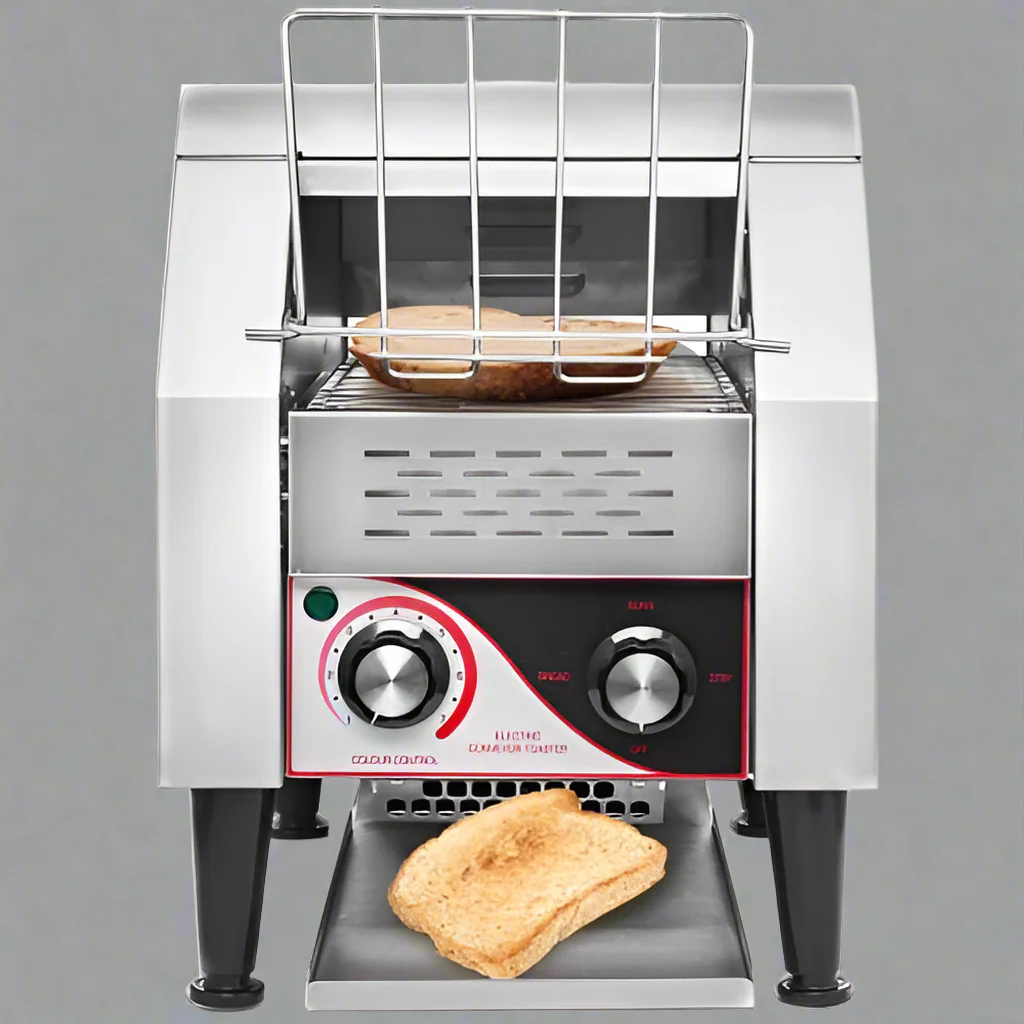 1340W Electric Stainless Steel Commercial Bread Toaster – Conveyor Style | SKU: 523561