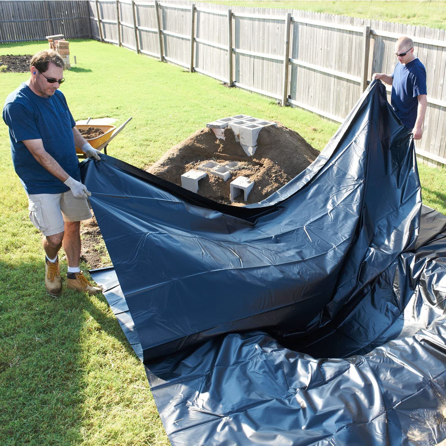 13' x 20' Pond Skin Liner – Heavy-Duty Flexible Water Barrier - Image 4