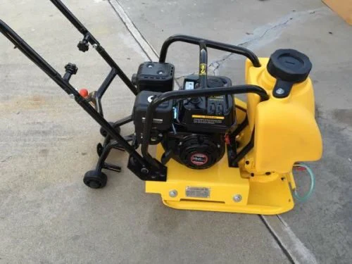 14” Plate Compactor – 6.5HP Vibratory Tamper with Wheels & Water Tank-C75HC