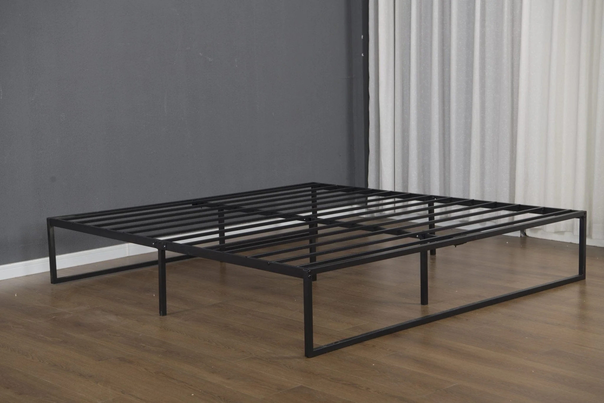 14" Metal Platform Bed Frame – Twin to King, No Box Spring Needed - Image 6